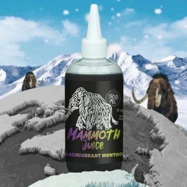 Blackcurrant Menthol 500ml E-Liquid By Mammoth Juice