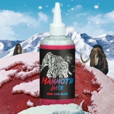 Red And Blue 500ml E-Liquid By Mammoth Juice