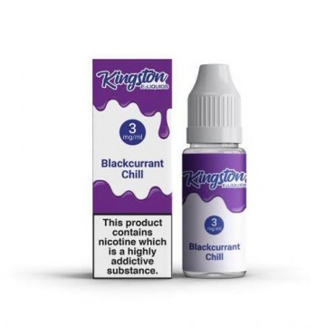 Box of 10 Blackcurrant Chill 10ml E-Liquid By Kingston