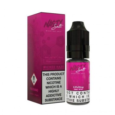 Wicked Haze 10ml Nicsalt Eliquid by Nasty Salt