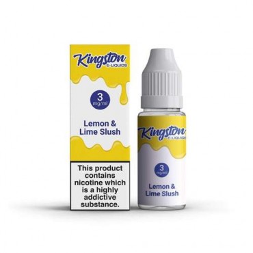 Box of 10 Lemon & Lime Slush 10ml E-Liquid By Kingston