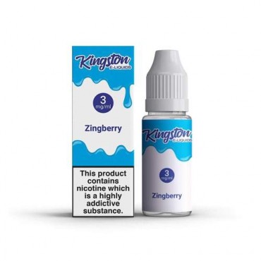 Box of 10 Zingberry 10ml E-Liquid By Kingston