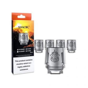 Smok V8 Baby Q2 Coils 5 Pack 0.15ohm/0.4ohm/0.6ohm