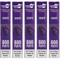 Pack of 5 VAPEURS Disposable Pod Kit | 800 Puffs | 0MG