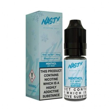 Menthol Ice mint 10ml Nicsalt Eliquid by Nasty Salt