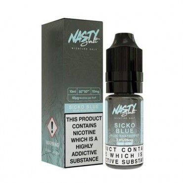 Sicko Blue 10ml Nicsalt Eliquid by Nasty Salt