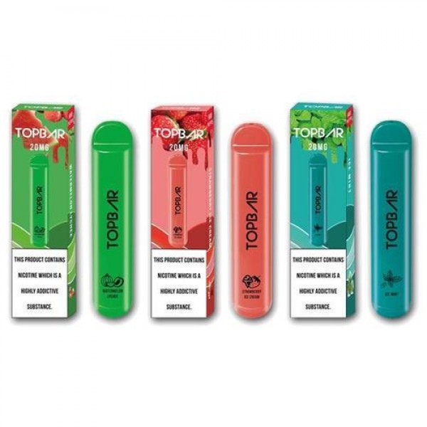 Top Bar Disposable Device | 600 Puffs