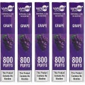 Pack of 10 VAPEURS Disposable Pod Kit | 800 Puffs | 0MG