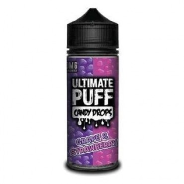 Candy Drops Grape & Strawberry Shortfill E Liquid by Ultimate Puff 100ml