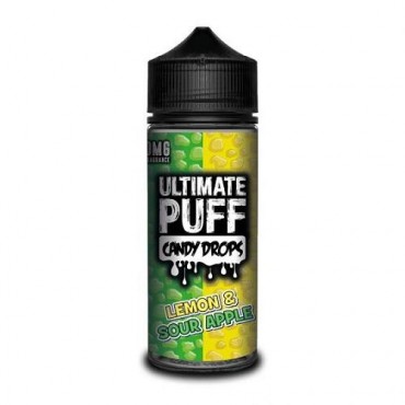 Candy Drops Lemon & Sour Apple Shortfill E Liquid by Ultimate Puff 100ml