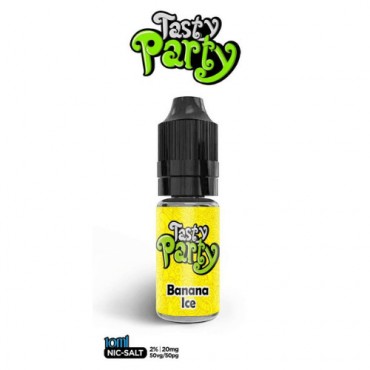 Banana Ice Nic Salt E Liquid by Tasty Party 10ml